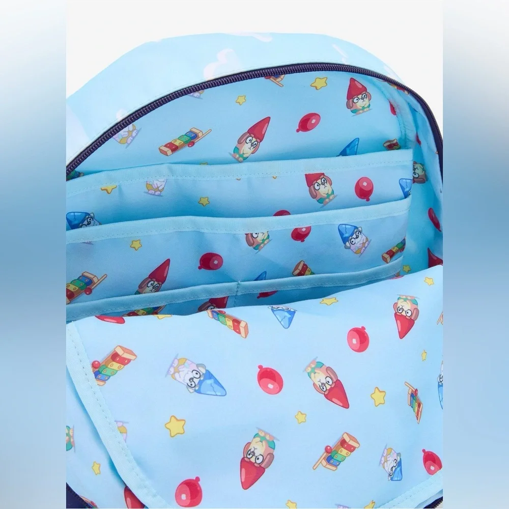 Bluey Scenic Backpack With Bluey Plush NWT